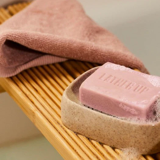 British Rose Cleansing Face & Body Bar - Image 3